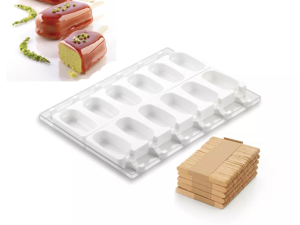 Silikomart Professional - 2 Stampi in Silicone da 6 Classic - Gel 01