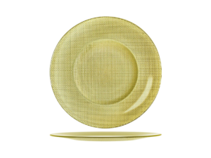 Bormioli Rocco - Sottopiatto in vetro Inca verde 31 cm