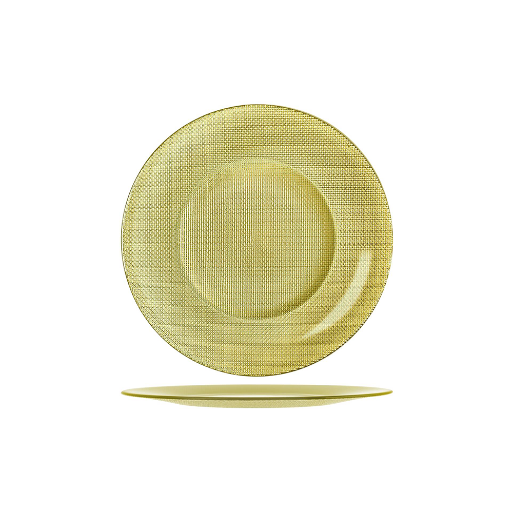 Bormioli Rocco - Sottopiatto in vetro Inca verde 31 cm Bormioli Rocco - Sottopiatto in vetro Inca verde 31 cm