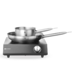 Hendi - Set Piano Cottura a Induzione 3500W con Pentola e Padella