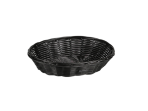 Kesper - Cestino Pane Ovale Nero 24x20 cm