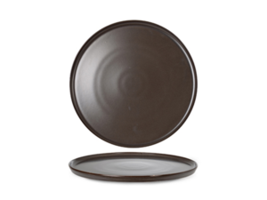 Rinart - Piatto Piano Reactive Brown 26 cm