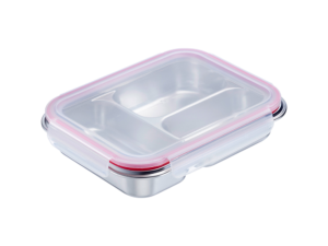 Westmark - Lunchbox/Contenitore Salvafreschezza Rettangolare 3 Scomparti 24,8x19,3 cm - 960 ml
