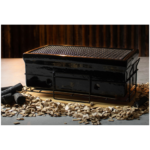 Yakiniku - Griglia da Tavolo Shichirin Black Edition Rettangolare 43x23 cm - 2-6 Persone