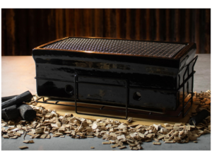 Yakiniku - Griglia da Tavolo Shichirin Black Edition Rettangolare 43x23 cm - 2-6 Persone