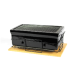 Yakiniku - Griglia da Tavolo Shichirin Black Edition Rettangolare 43x23 cm - 2-6 Persone
