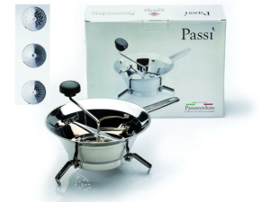 Zaseves - Passaverdure in Acciaio Inox 18/10 con 3 Dischi Ø24 cm