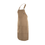ZicZac - Grembiule Velmar in Velluto Taupe 70x85 cm