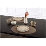 ZicZac - Tovaglietta Trudo Ovale Taupe 45X33 cm