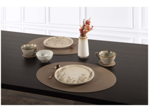 ZicZac - Tovaglietta Trudo Ovale Taupe 45X33 cm