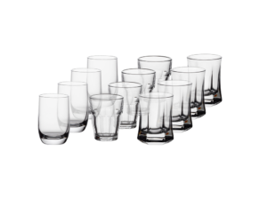 Bormioli Rocco - Bicchieri Amuse Bouche Decori Assortiti - Set 12 pz