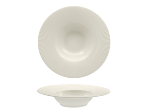 Fenixe - Piatto Fondo Halos Bianco in Porcellana 22 cm - Set 6 pz