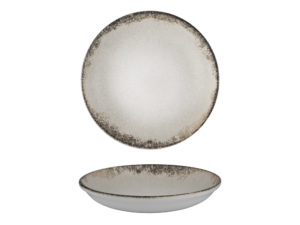 Kutahya - Piatto Fondo Rustiground Verde 25 cm - Set 6 pz