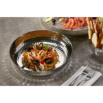 Leone - Vassoio Tondo Martellato in Acciaio Inox 30 cm