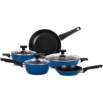 Moneta - Batteria Induzione Blue Note con Fondo Spazzolato - 8 Pezzi