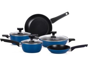 Moneta - Batteria Induzione Blue Note con Fondo Spazzolato - 8 Pezzi