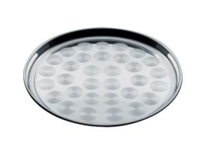 Salvinelli - Vassoio Tondo in Acciaio Inox Ø40 cm