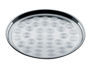 Salvinelli - Vassoio Tondo in Acciaio Inox Ø45 cm