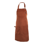 ZicZac - Grembiule Velmar in Velluto Cognac 70x85 cm